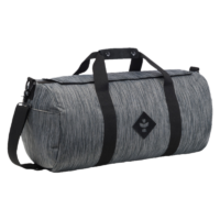 Revelry The Overnighter Smell Proof Duffle Bag Striped Dark Grey